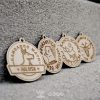 EXCLUSIVE - WOODEN KEYCHAIN