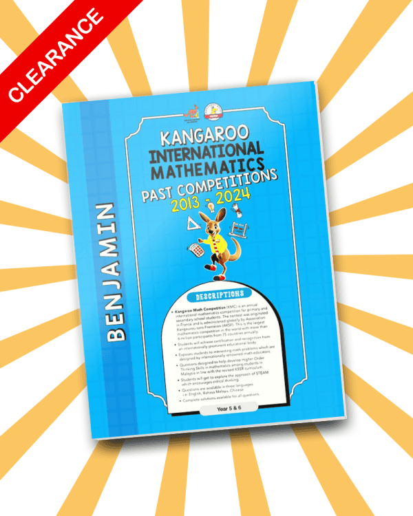 Kangaroo Math Competition Malaysia 2013-2024 BENJAMIN (Year 5 & 6)