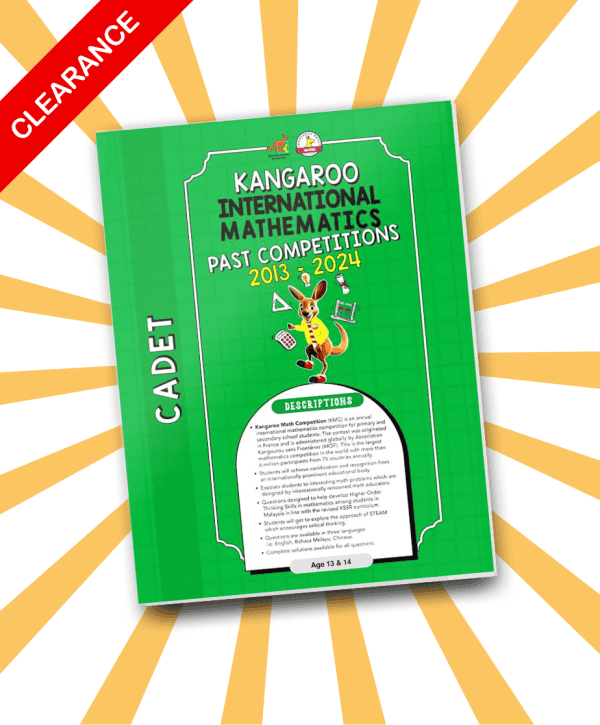 Kangaroo Math Competition Malaysia 2013-2024 CADET (Form 1 & 2)