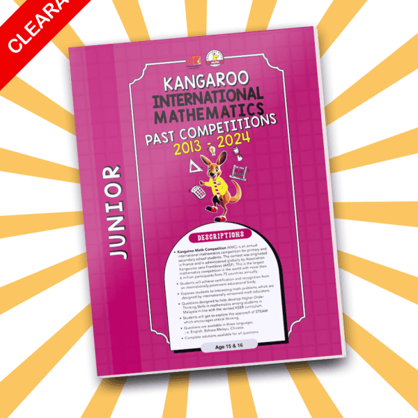 Kangaroo Math Competition Malaysia 2013-2024 JUNIOR (Form 3 & 4)