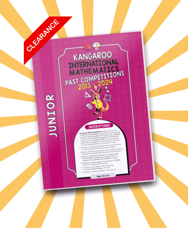 NEW! Kangaroo Math Competition Malaysia 2013-2024 JUNIOR (Form 3 & 4)
