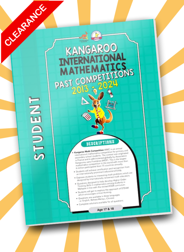 NEW! Kangaroo Math Competition Malaysia 2013-2024 STUDENT (Form 5 & 6)
