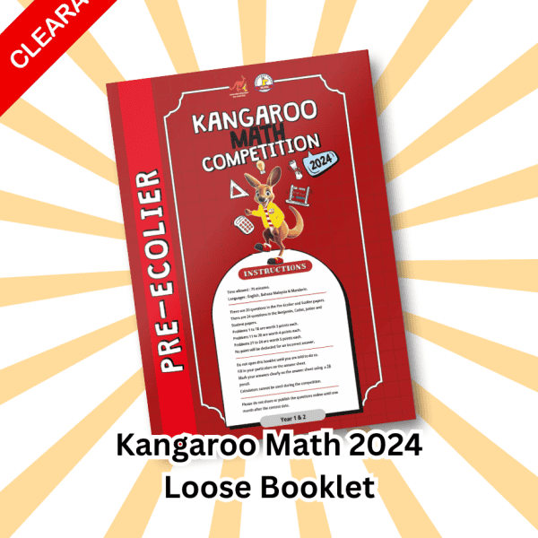 PRE-ECOLIER 2024 Loose Booklet
