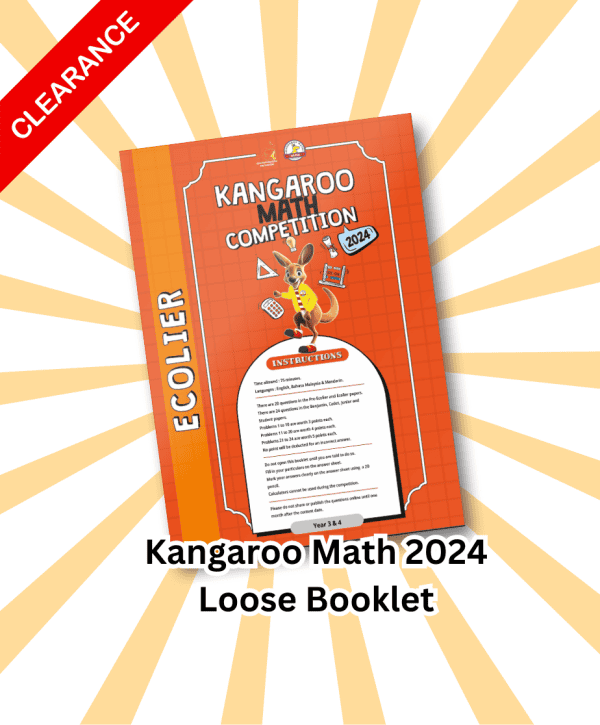 ECOLIER 2024 Loose Booklet