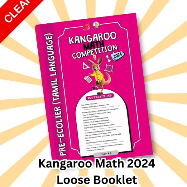 PRE-ECOLIER 2024 Loose Booklet