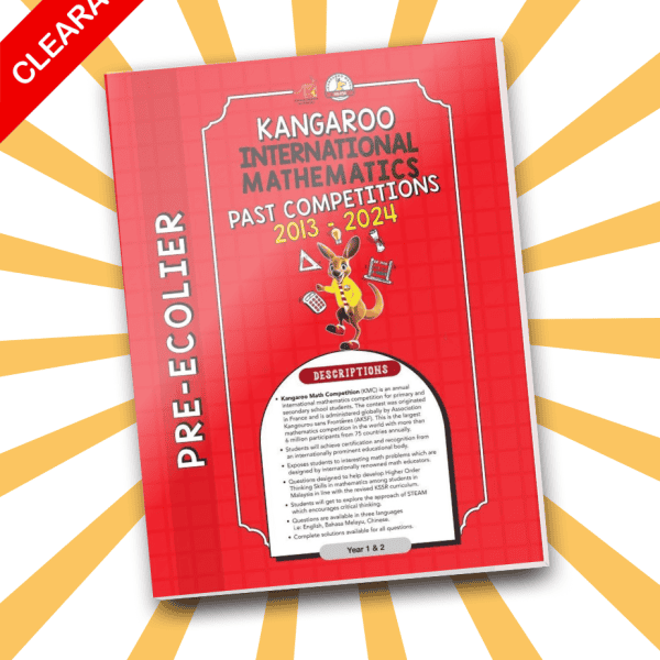 Kangaroo Math Competition Malaysia 2013-2024 PRE-ECOLIER (Year 1 & 2)