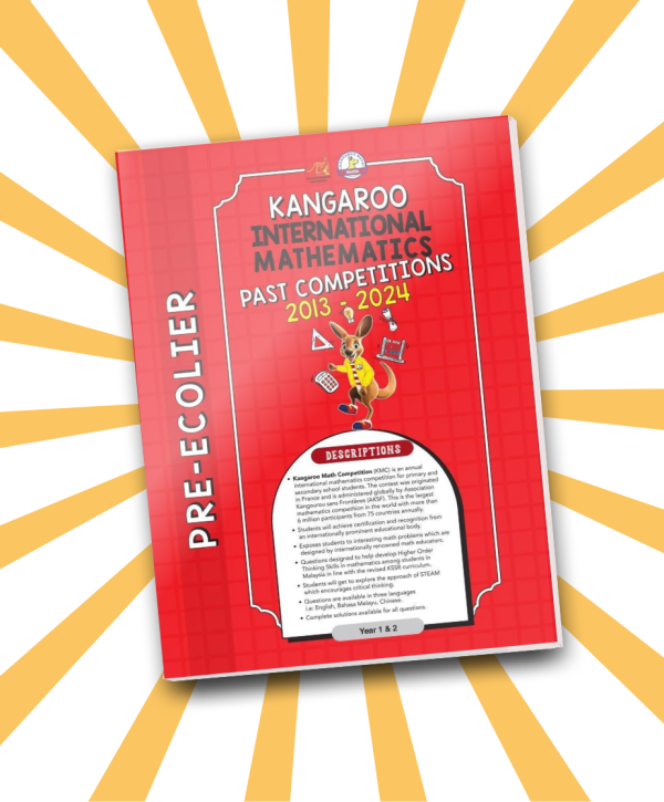 NEW! Kangaroo Math Competition Malaysia 2013-2024 PRE-ECOLIER (Year 1 & 2)