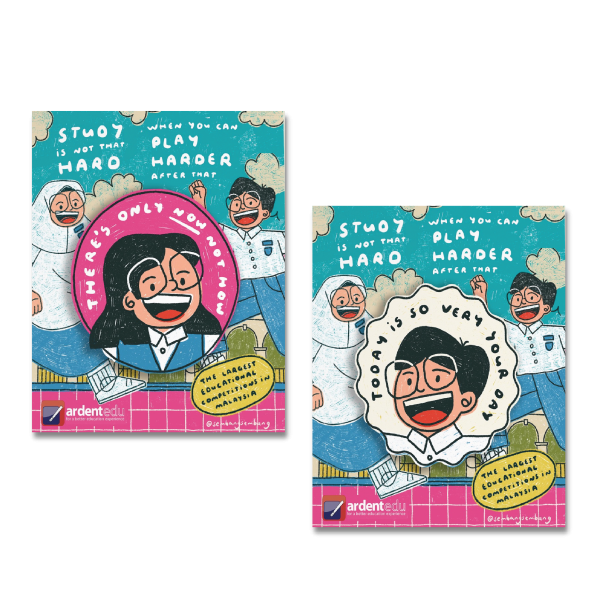 Magnetic Metal Pin (Boy & Girl Edition)