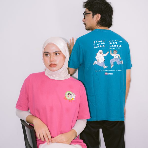 Study Hard Play Harder T-Shirt (Short Sleeve)