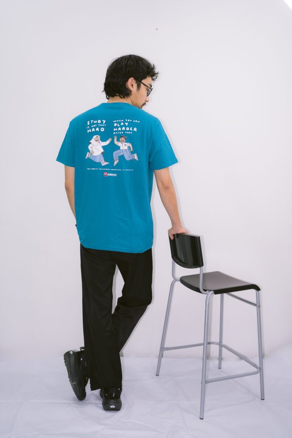 Study Hard Play Harder T-Shirt (Short Sleeve) - Image 3