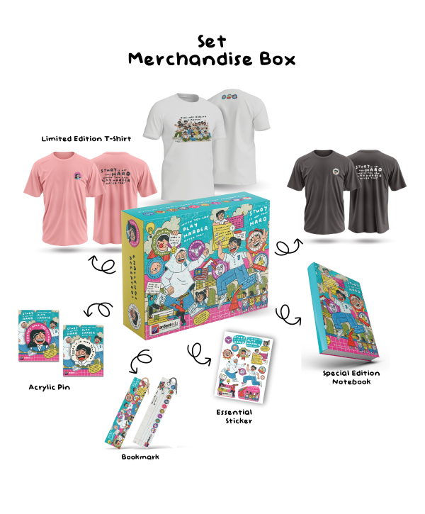EXCLUSIVE STUDY HARD PLAY HARDER BOX SET