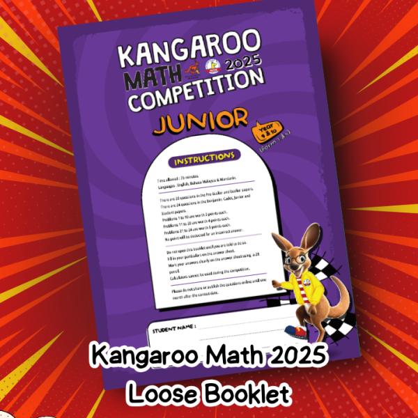 Kangaroo Math 2025 Booklet JUNIOR (Form 3 & 4)